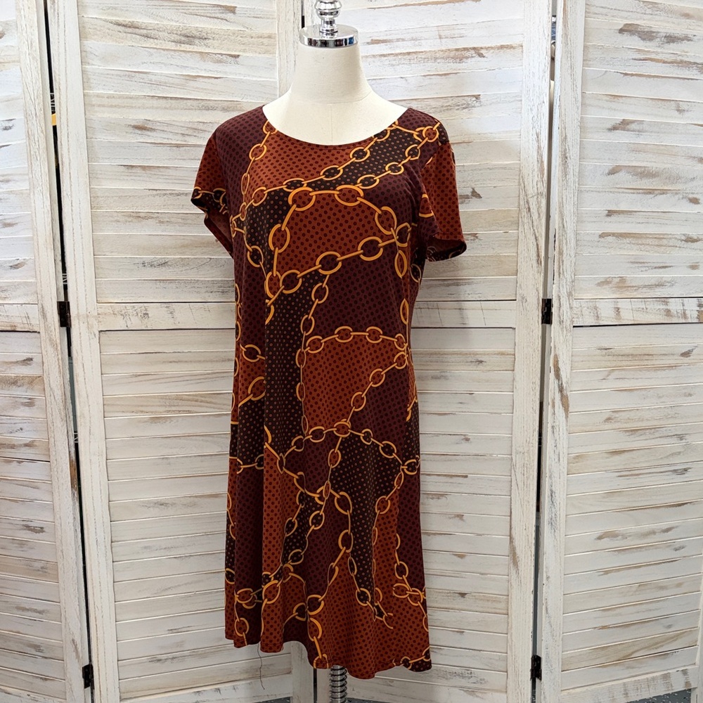 MSK Short Sleeve Swing Dress